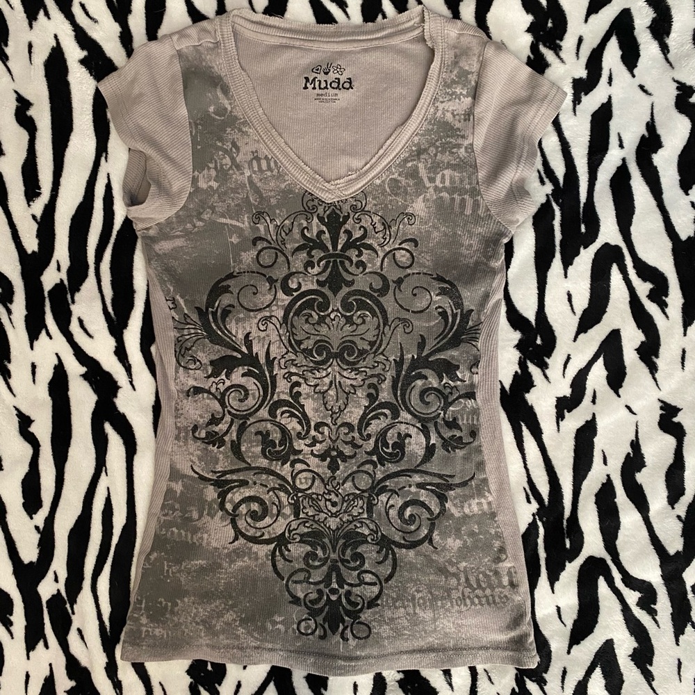 Mudd cyber y2k shirt